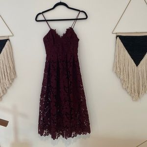 Anthropologie Donna Morgan lace dress
